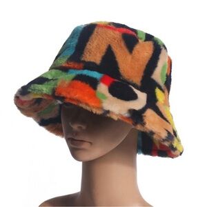 Faux Furry Bucket Hat for women